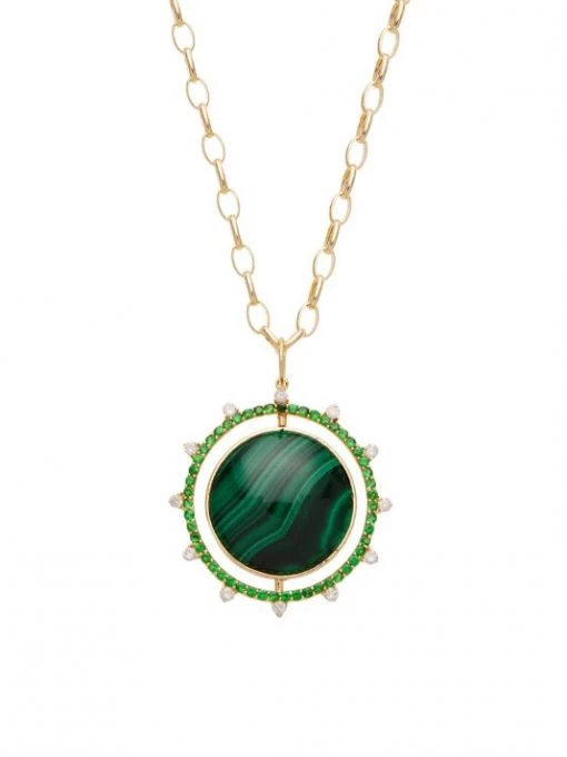 Nina Gilin 14K Yellow Gold & Multi-Gemstone Pendant Necklace -Deals Apparis Store unnamed file 125