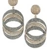 Nina Gilin Two-Tone & Diamond Drop Hoop Earrings -Deals Apparis Store unnamed file 131