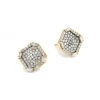 Nina Gilin Two-Tone & Diamond Octagon Stud Earrings -Deals Apparis Store unnamed file 14