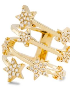 Nina Gilin 14K Yellow Gold & Diamond Star Spiral Ring -Deals Apparis Store unnamed file 140
