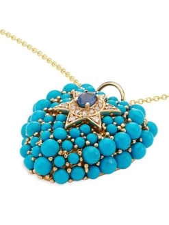 Nina Gilin 14K Yellow Gold & Multi-Gemstone Heart Pendant Necklace -Deals Apparis Store unnamed file 144