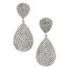 Nina Gilin Pavé Diamond Teardrop Earrings -Deals Apparis Store unnamed file 153
