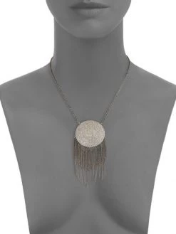 Nina Gilin Diamond Fringe Pendant Necklace -Deals Apparis Store unnamed file 166