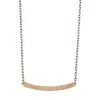 Nina Gilin Sterling Silver, 14K Yellow Gold, & Diamond Bar Pendant Necklace -Deals Apparis Store unnamed file 171