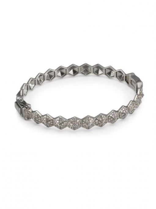 Nina Gilin Diamond Geometric Bangle -Deals Apparis Store unnamed file 199