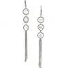 Nina Gilin Black Rhodium-Plated & Diamond Chain Drop Earrings -Deals Apparis Store unnamed file 268