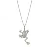 Nina Gilin Black Rhodium-Plated Silver & Diamond Pavé Frog Pendant Necklace -Deals Apparis Store unnamed file 290
