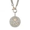 Nina Gilin Two-Tone & Diamond Love Medallion Dual-Chain Necklace -Deals Apparis Store unnamed file 322