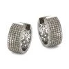 Nina Gilin Black Rhodium-Plated & Diamond Huggie Earrings -Deals Apparis Store unnamed file 338