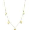 Nina Gilin 14K Yellow Gold & Diamond Pavé Teardrop Station Necklace