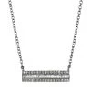 Nina Gilin Black Rhodium-Plated & Diamond Horizontal Bar Pendant Necklace -Deals Apparis Store unnamed file 352