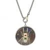 Nina Gilin Two-Tone, Opal & Multi-Stone Beetle Pendant Long Necklace