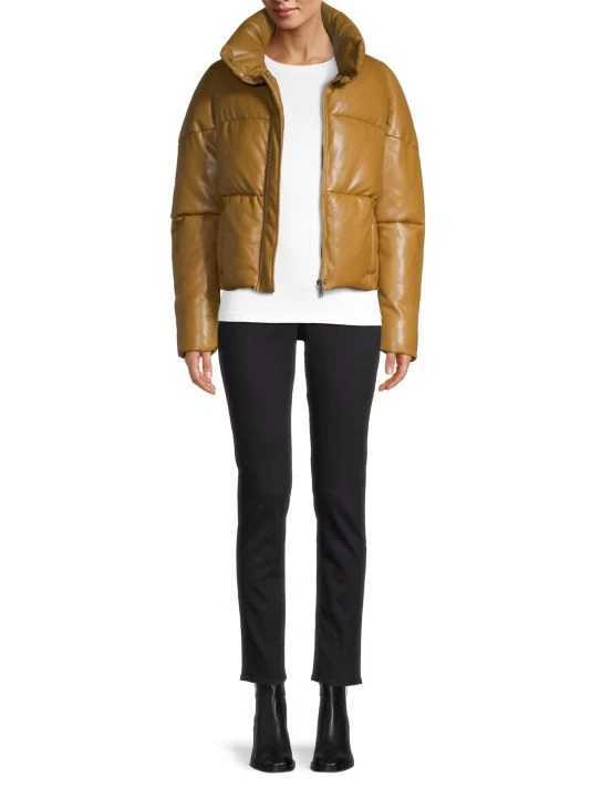 Apparis Jemma Leather-Look Puffer Jacket 3 Apparis Jemma Leather-Look Puffer Jacket - Image 2