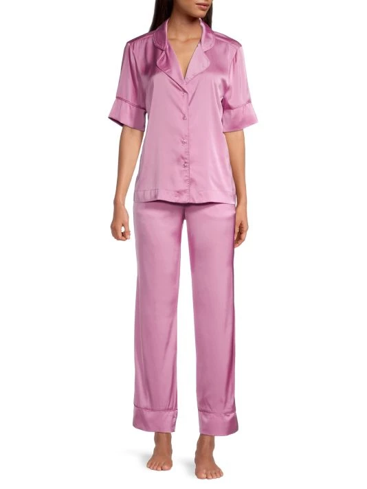 Apparis Reece Satin Pajama Set 4 Apparis Reece Satin Pajama Set - Image 2