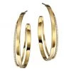 Nina Gilin 14K Yellow Gold & Diamond Double-Hoop Earrings