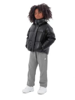 Apparis Little Girl's & Girl's Jemma Vegan Leather Puffer Jacket For Kids -Deals Apparis Store unnamed file 399