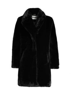 Apparis Stella Faux Fur Pea Coat
