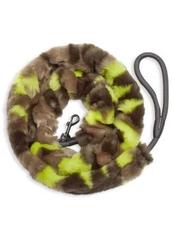 Apparis Toby Camo-Print Faux Fur Pet Leash Cover