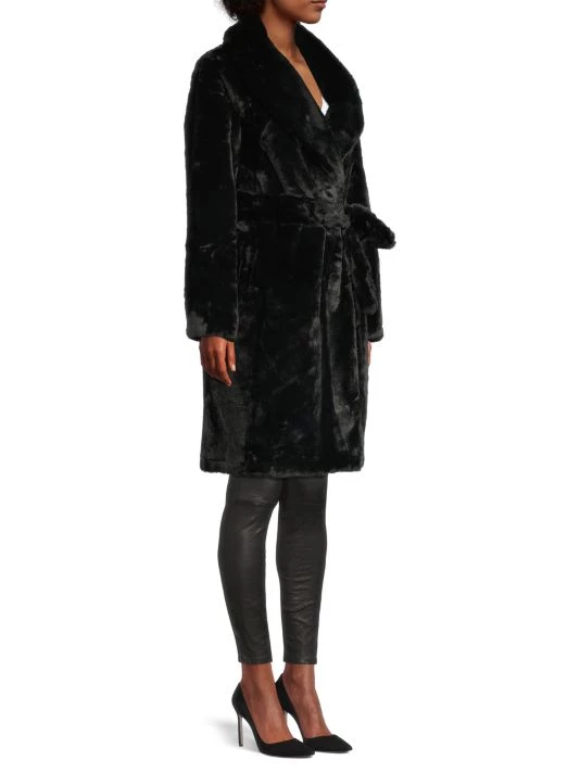 Apparis Bree Faux Fur Wrap Coat 6 Apparis Bree Faux Fur Wrap Coat - Image 4