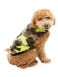 Apparis Lucky Jahaira Camo Faux Fur Dog Jacket -Deals Apparis Store unnamed file 587