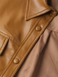 Apparis Riley Leather-Look Shirt -Deals Apparis Store unnamed file 621