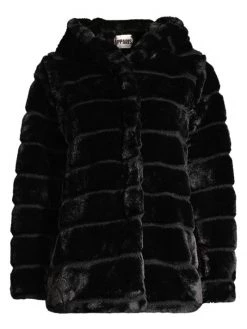 Apparis Goldie Hooded Faux Fur Jacket