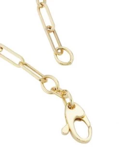 Nina Gilin 14K Yellow Gold & Pink Sapphire Dog Tag Pendant Necklace -Deals Apparis Store unnamed file 63