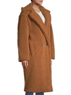 Apparis Daryna Double-Breasted Faux Shearling Coat -Deals Apparis Store unnamed file 639