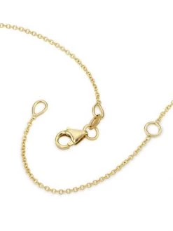 Nina Gilin 14K Yellow Gold, Diamond, & Emerald Crescent Moon Pendant Necklace -Deals Apparis Store unnamed file 67