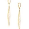 Nina Gilin 14K Yellow Gold, Mother-Of-Pearl, & Diamond Drop Earrings -Deals Apparis Store unnamed file 69