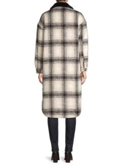 Apparis James Plaid Faux Fur Collar Coat 11 Apparis James Plaid Faux Fur Collar Coat -Deals Apparis Store unnamed file 707