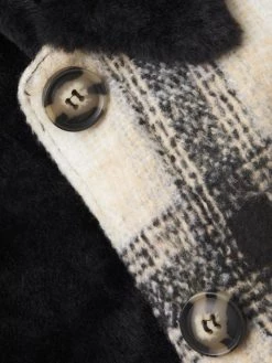 Apparis James Plaid Faux Fur Collar Coat 12 Apparis James Plaid Faux Fur Collar Coat -Deals Apparis Store unnamed file 708