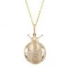 Nina Gilin 14K Yellow Gold & Diamond Ladybug Pendant Necklace