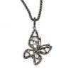 Nina Gilin Diamond Butterfly Pendant Necklace
